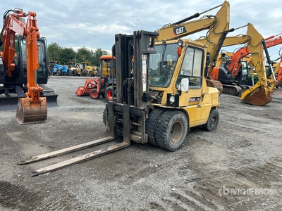 1996 Cat DP50 11000 lb Pneumatic Tire Forklift (Inoperable)