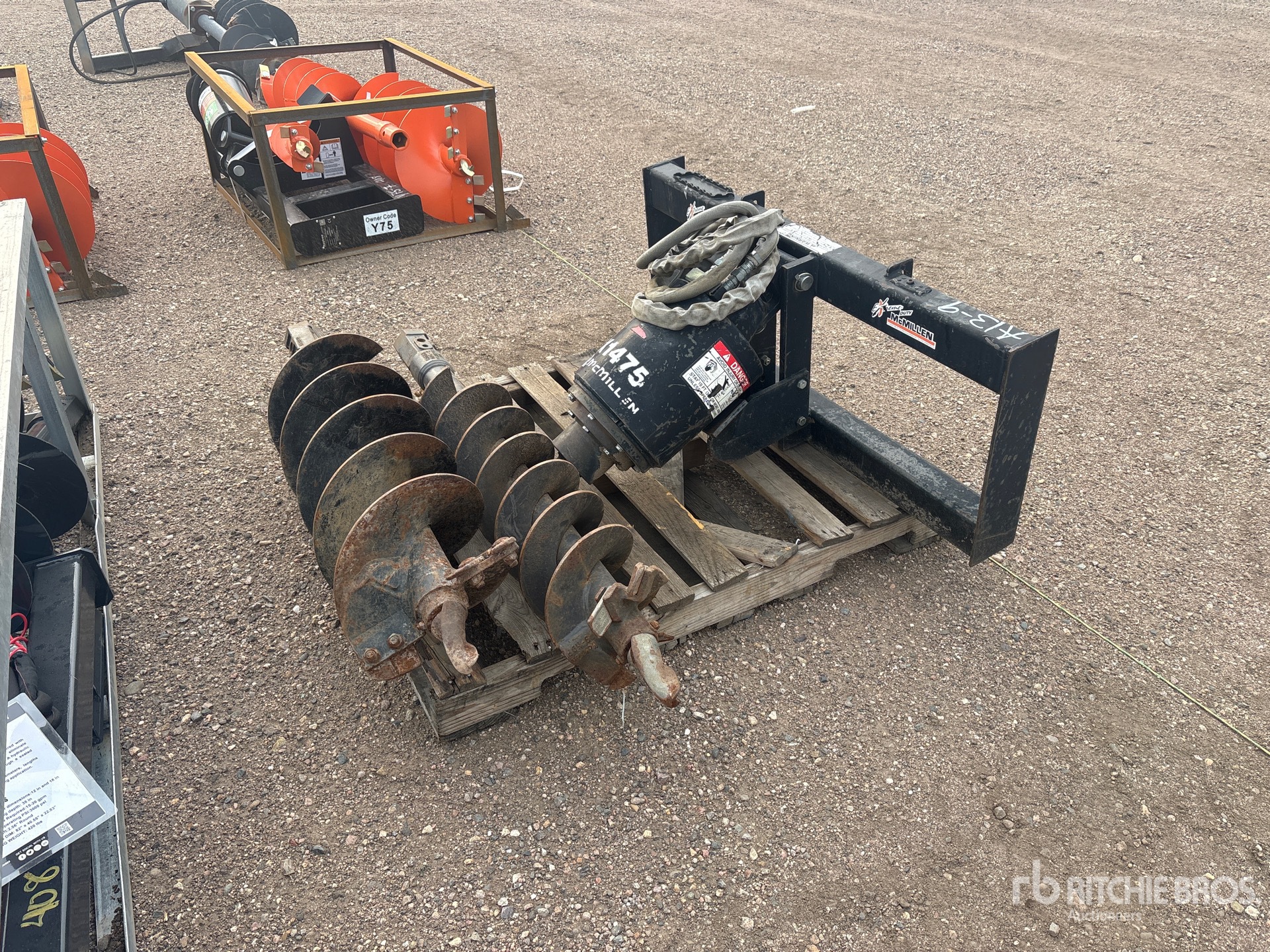 McMillen X1475H2 45 in Skid Steer Auger