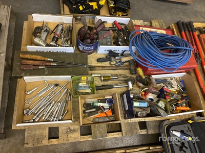 Socket Extension, Pry Bar, Pneumatic Drill, Hammer, Extension Cable & Tool Box Różne