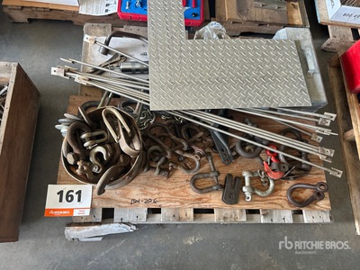 Quantity of Clevis, Hooks, Tool Box, U Bolt & Aluminum Bracket