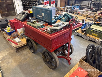 Socket Sets, Vice Grip, Wrenches, Drill Bits, Reciprocating Saw, Tool Box, Circular Saw, Wagon