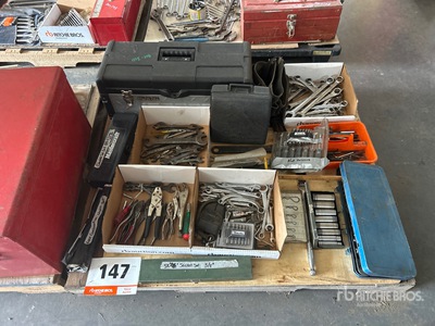 Tool Box, Wrenches, Drill Bits, Socket Sets, Tool Belt, Pins.