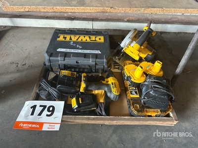Dewalt Cordless Circular Saw, Drill, Impact Driver, Charger & Battery