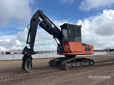 2015 Hitachi Zx210F-3 Short Wood Log Loader