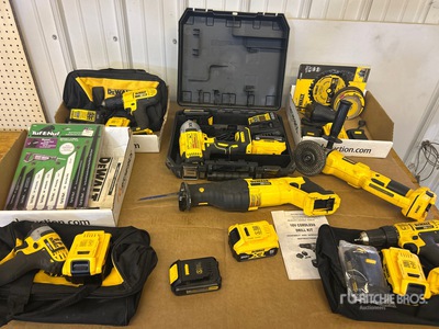 Dewalt Cordless Impact Driver, Reciprocating Saw, Angle Grinder & Impact Wrench Różne