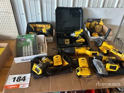 Dewalt Cordless Impact Driver, Reciprocating Saw, Angle Grinder & Impact Wrench