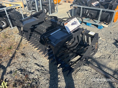 2026 ARTEER RGB-84W 84 in Rock Grapple Bucket Benna a polipo per mini pala (Unused)