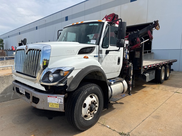 Fischer AMCO VEBA 815 5S 24800 lb Knuckle Boom on 2013 International 7500 6x4 Boom Truck