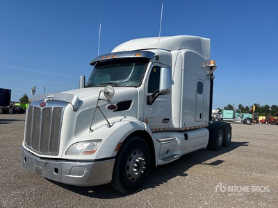 2015 Peterbilt 579 6x4 Cabeza Tractora Cabina Dormitorio