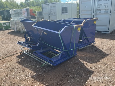 Quantity of (4) 2026 Suihe N-1CY-4 3 ft 7 in 1 cyd Self-Dumping Hopper (Unused)
