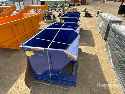 Quantity of (4) 2026 Suihe N-1CY-4 1 cyd Self-Dumping Hopper (Unused)