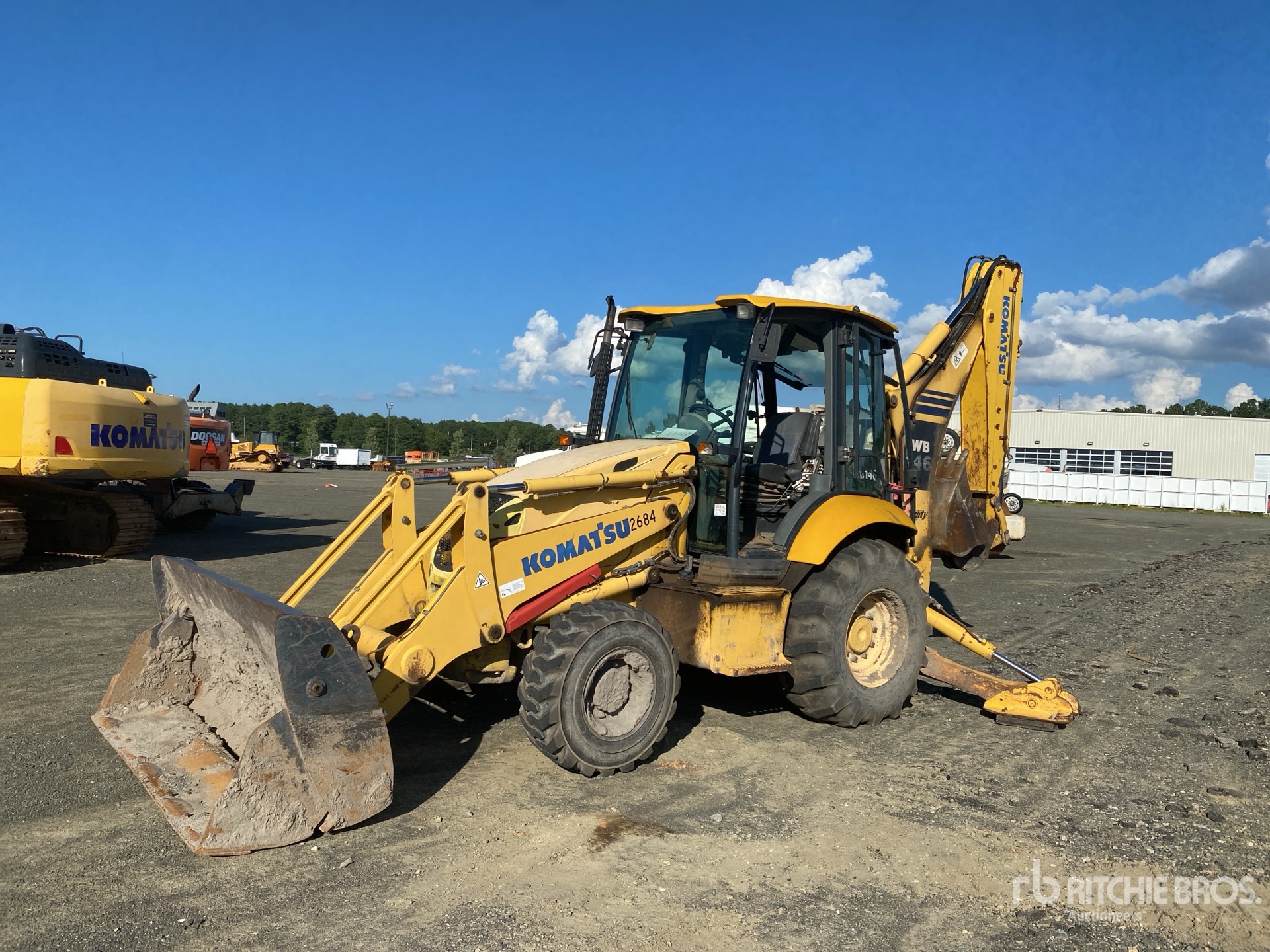 2007 Komatsu WB146-5 4x4 Backhoe Loader