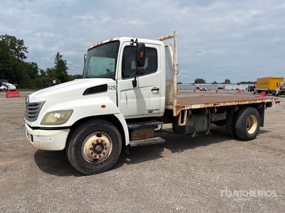 2007 Hino 268 4x2 Flatbed Truck
