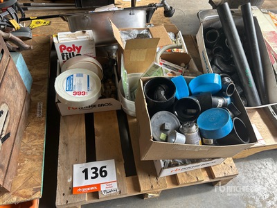 Sink, Faucet, Fittings, Clamps, Wax Gasket, Drywall Tape