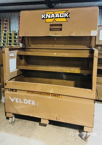 Knaack Job Site Box w/ Power Tools, Batteries, and Chargers