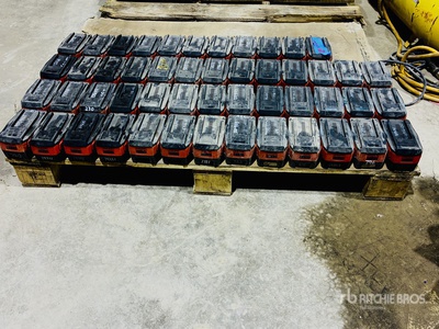 Quantity of (50)  Hilti  5.2 Legacy 36V Lithium Ion Batteries