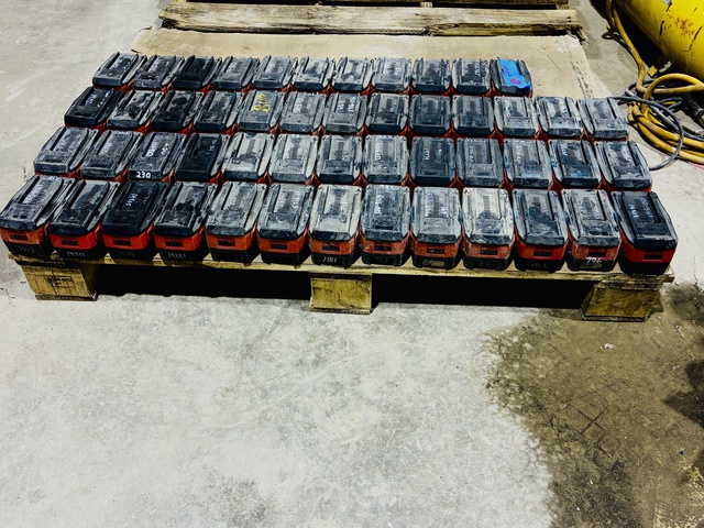 Quantity of (50)  Hilti  5.2 Legacy 36V Lithium Ion Batteries
