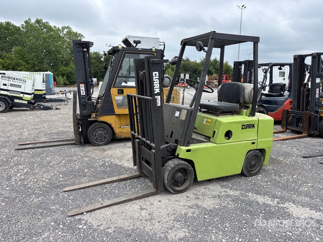 Clark C500-50 5000 lb Pneumatic Tire Forklift