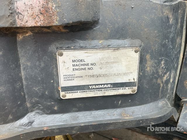 2021 Yanmar ViO25 Mini Excavator