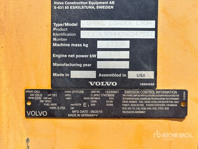 Volvo L90G Wiellader