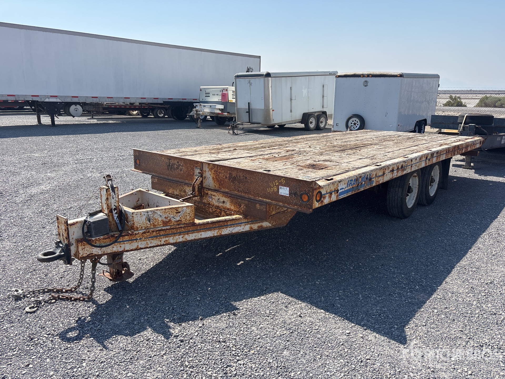 2016 Trailmax T-16T 20 ft T/A Flatbed Trailer
