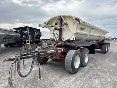 2013 Smithco SXP2-31-24 31 ft Quad/A Turntable Pup Side Dump Trailer