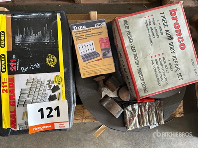Socket Wrench Set, Plush Pin Kit, Industrial Grey Webbing Strap & Auto Body Repair Set