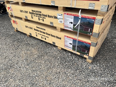 2026 MTO A3325G Double Garage Metal Abri (Unused)