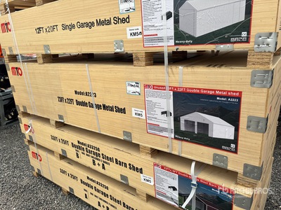 2026 MTO A2223 Double Garage Metal Abri (Unused)