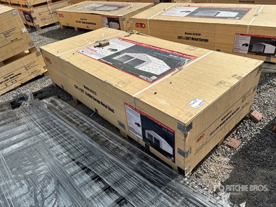 2026 MTO A2223 Double Garage Metal Shed (Unused)