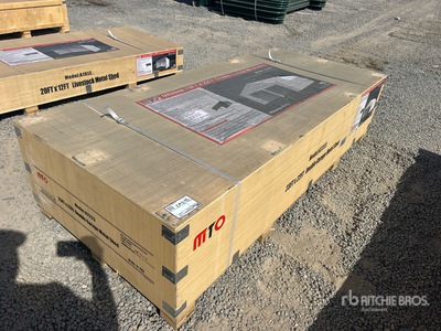 2026 MTO A2223 Double Garage Metal Shed (Unused)