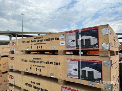 2026 MTO A3325 Double Garage Metal Abri (Unused)