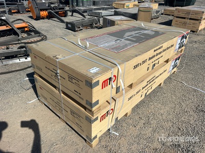 2026 MTO A3325 Double Garage Metal Shed (Unused)