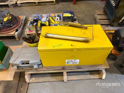 Tool Box, Shop Lights, Cordless Drill