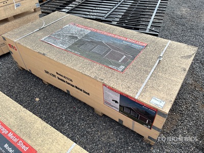 2026 MTO A2223G Double Garage Metal Shed (Unused)