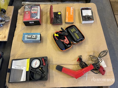 OB2 Scanner, Vacuum Fuel Pump Tester, Portable Jump Starter & Multi Tester Różne