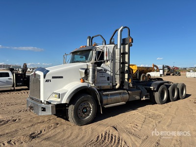 2015 Kenworth T800 8x6 Logging Tri/A Sleeper Truck Tractor