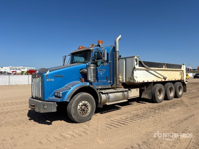 2013 Kenworth T800 8x6 شاحنة قلابة /ثلاثة محاور