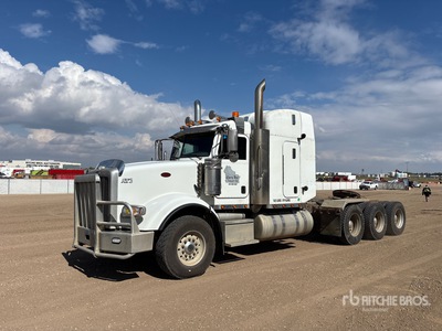 2015 Peterbilt 367 8x6 Tri/A Sleeper Truck Tractor