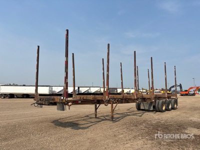 1999 Advance 48 ft Tri/A Hayrack Log Trailer