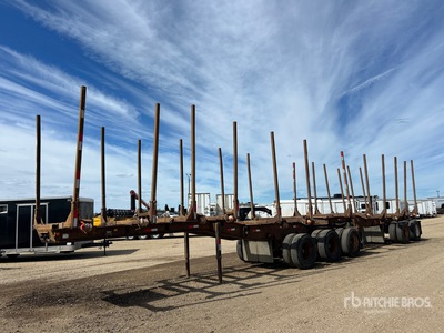 1990 Lornes Super B-Train Lead Log Trailer