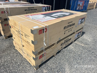 2026 MTO A4525 Double Garage Metal Szopa (Unused)