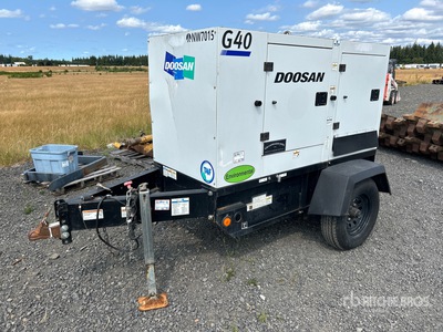 2019 Doosan G40 Mobile Generator Set