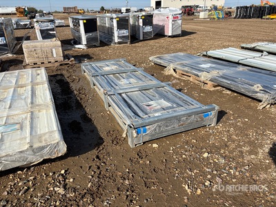 Quantity of (100) 2026 STARVOX S3048F Galvalume Corrugated Steel Panels (Black) (Unused)