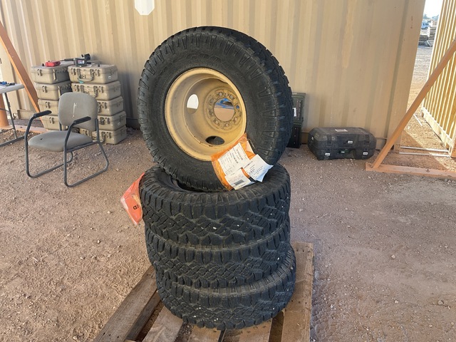 (4) Goodyear LT235/85R16 Tires w/Wheels
