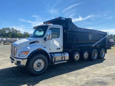2025 Peterbilt 548 10x4 Quad/A Dump Truck