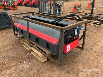 2026 Raytree RMVR76 76 in Skid Steer Vibratory Roller (Unused)