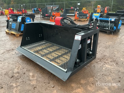 2026 Raytree RMVB78F 70 in Skid Steer Screening Bucket (Unused)