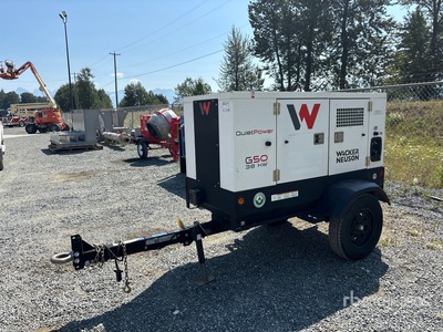 2021 Wacker Neuson G50T4F 38 kW Mobile Generador