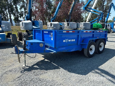 2023 Bri-Mar DT612LP-12-UR 12 ft T/A Remolque Bañera Ligero